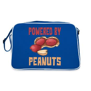 Amant de cacahuète alimenté par des cacahuètes - Sac Retro - bleu/blanc - Dos