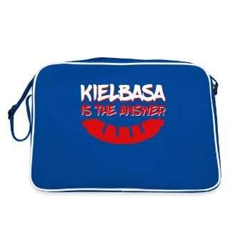 Pologne polonaise Polska - Sac Retro - bleu/blanc - Dos