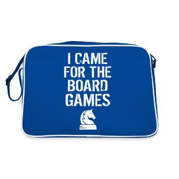 Board Gamer est venu pour les jeux de société - Sac Retro - bleu/blanc - Dos