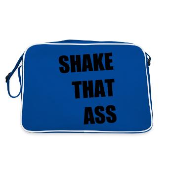 Shake That Ass - Retro Bag - blue/white - Back