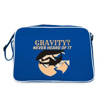 Escalade et gravité - Sac Retro - bleu/blanc - Dos