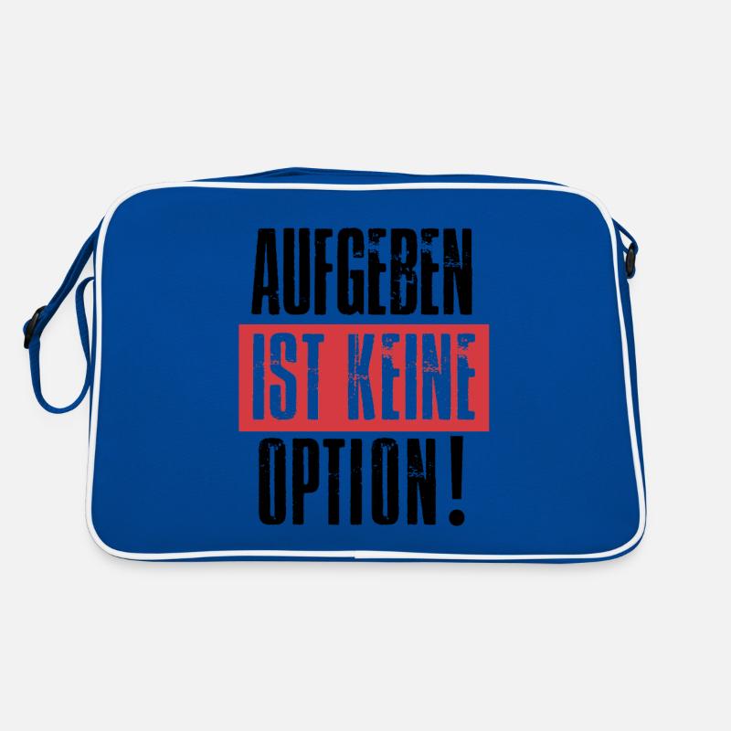 Abandonner n'est pas une option Sac Retro