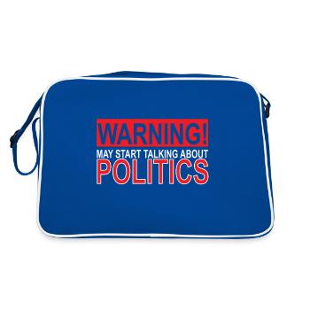 Politics TShirt - Retro Bag - blue/white - Back