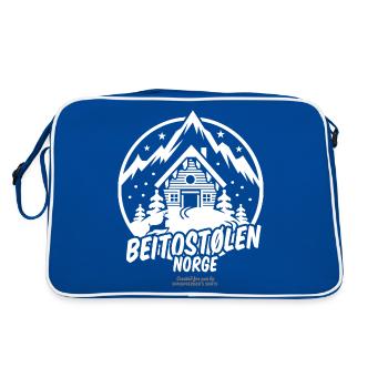 Beitostølen Norge - Retro Bag - blue/white - Back