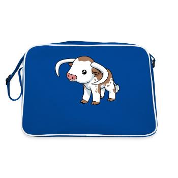 Comic English Longhorn - Sac Retro - bleu/blanc - Dos