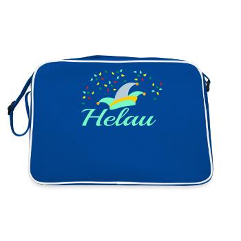 Helau Carnival - Retro Bag - blue/white - Back