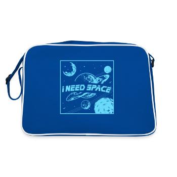 Science, nerd, physics, gift, gift idea - Retro Bag - blue/white - Back