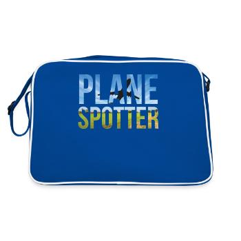 Planespotter - photographe d'avion - Sac Retro - bleu/blanc - Dos