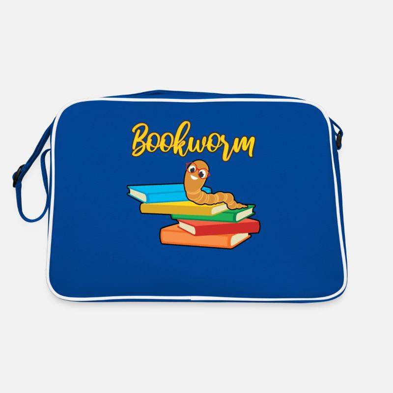 Conception de club de lecture de rat de lecture Sac Retro