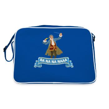 Funny Bananana Ludwig Van Beethoven Compositeur - Sac Retro - bleu/blanc - Dos