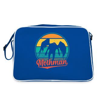 Mothman avec papillon - Sac Retro - bleu/blanc - Dos