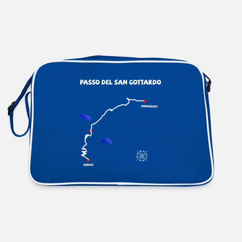 Gotthardpass Passo del San Gottardo Serpentine Retro Tasche