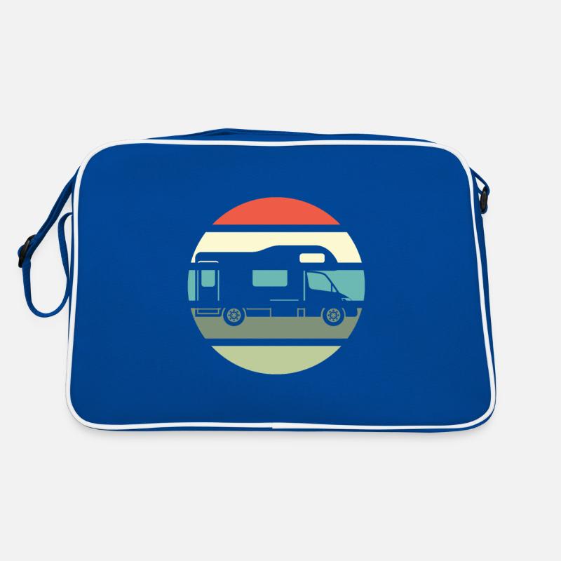 Camping Tshirt Hommes Camper Sac Retro