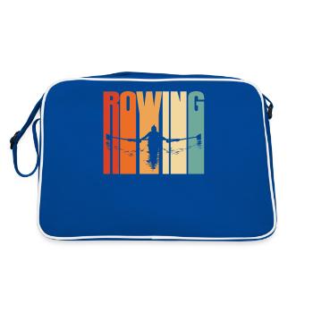 Aviron rameur pagayer kayak aviron avirons - Sac Retro - bleu/blanc - Dos