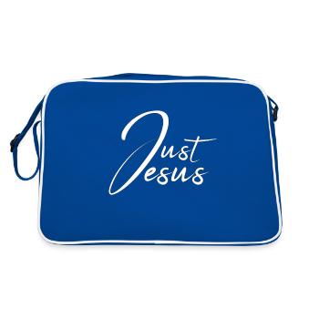 Conception chrétienne - Juste Jésus - Sac Retro - bleu/blanc - Dos