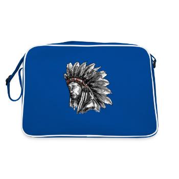 chef - Sac Retro - bleu/blanc - Dos