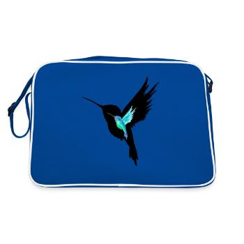 Colibri émeraude - Sac Retro - bleu/blanc - Dos