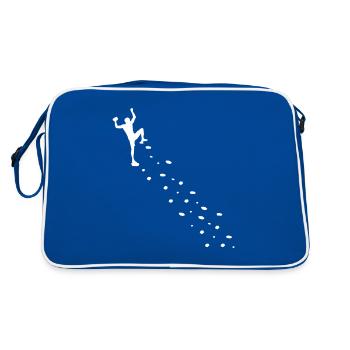Escalade escalade bouldern montagne - Sac Retro - bleu/blanc - Dos