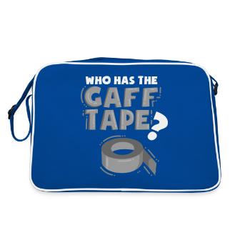 Cadeau de proverbe de technicien de scène - Sac Retro - bleu/blanc - Dos