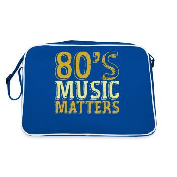 80s Music Rocks - Sac Retro - bleu/blanc - Dos