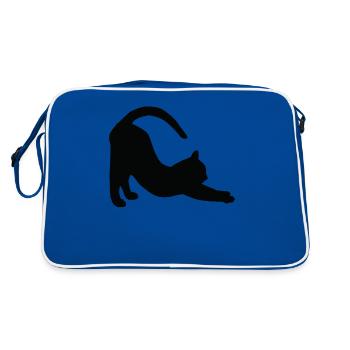 Cat Yoga - Sac Retro - bleu/blanc - Dos