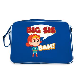 Big Sister Superhero - Sac Retro - bleu/blanc - Dos