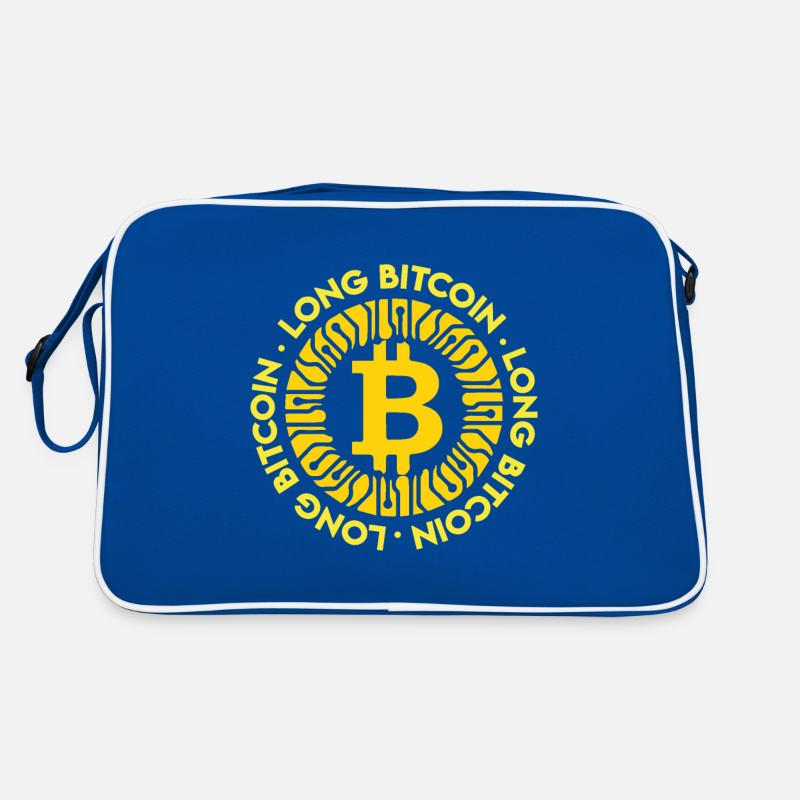 Bitcoin Krypto Investition Retro Tasche