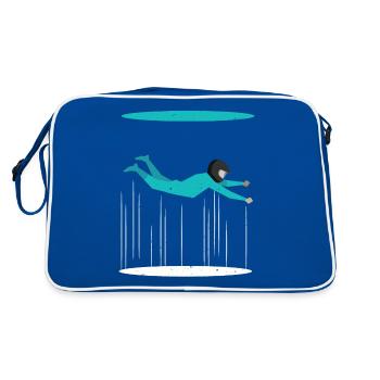 Indoor Skydiving - Wind Tunnel - Sac Retro - bleu/blanc - Dos