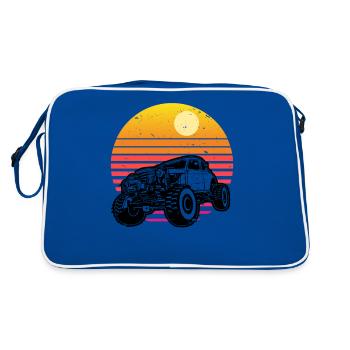 Rétro 70s Rétro Rétro 70s Sunset Car - Sac Retro - bleu/blanc - Dos