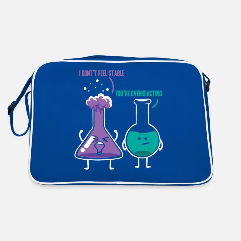 Chimie chimiste Professeur de chimie Sentence Science Sac Retro