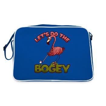 Golf - Flamingo Funny - 18th Hole - Retro Bag - blue/white - Back