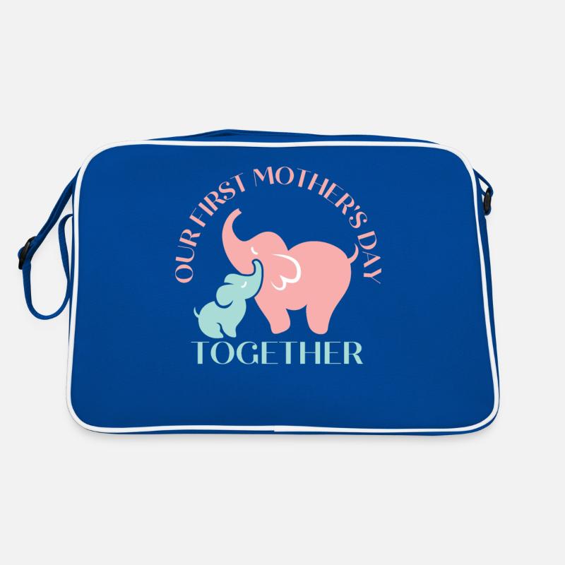 Unser erster Muttertag zusammen Retro Tasche