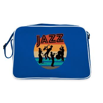 Jazz Ensemble - Retro Bag - blue/white - Back