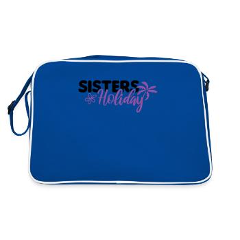 Sisters Holiday Sisters' Trip Sisters' Evening - Retro Bag - blue/white - Back
