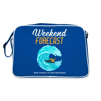 Week-end Prévision Bodyboard Bodyboard graphique - Sac Retro - bleu/blanc - Dos