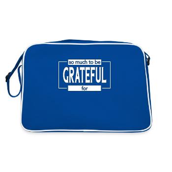 Christian Design Reconnaissant - Sac Retro - bleu/blanc - Dos