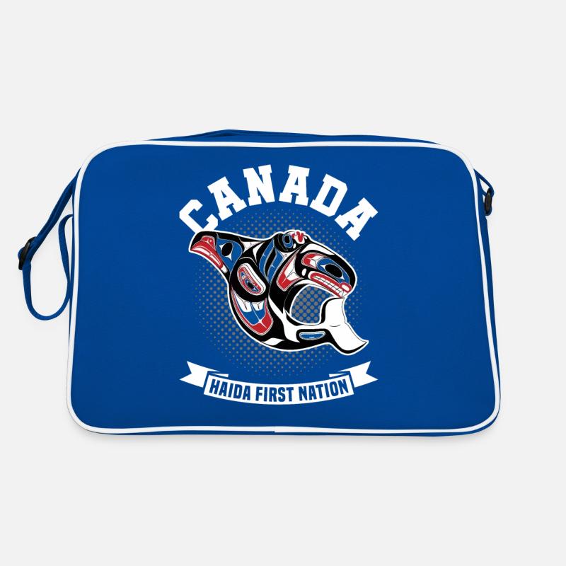 Canada Native Haida "Eagle Whale" Retro Bag