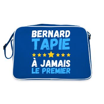 MARSEILLAIS TAPIE A JAMAIS LE PREMIER marseille om - Sac Retro - bleu/blanc - Dos