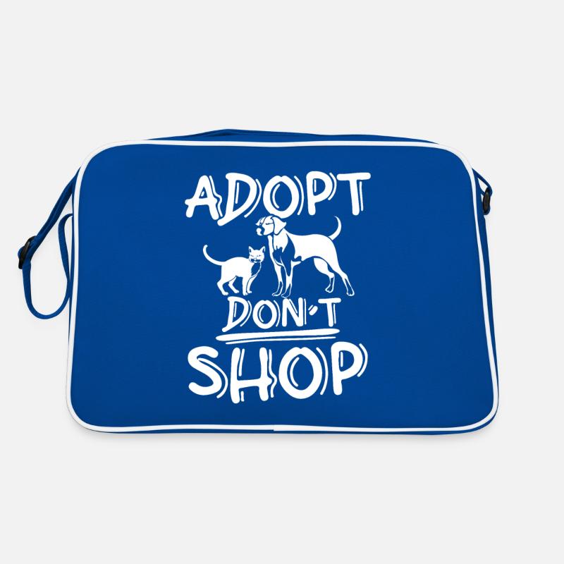 Adopt Don't Shop Retro Tasche