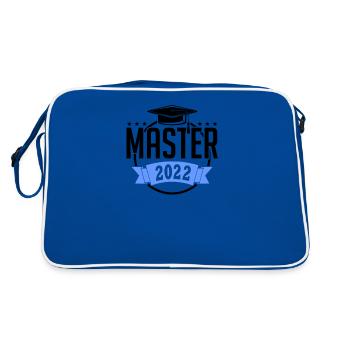 Master 2022 Graduation Graduation Graduation Graduation University - Retro Bag - blue/white - Back