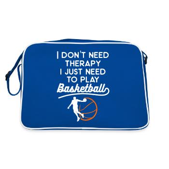 Basketball Is Life The Rest Is Just Details - Retro Bag - blue/white - Back
