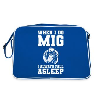 Médecins Avocats & Tuyauteurs Ne Peuvent pas Souder C’est - Sac Retro - bleu/blanc - Dos