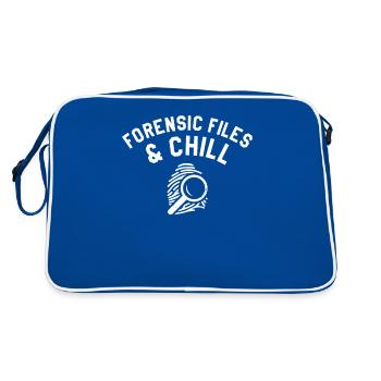 Dossiers médico-légaux et Chill Forensic Investigator - Sac Retro - bleu/blanc - Dos