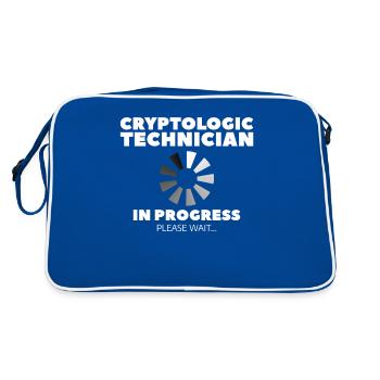 Cryptologic Technician In Progress Please Wait - Retro Bag - blue/white - Back