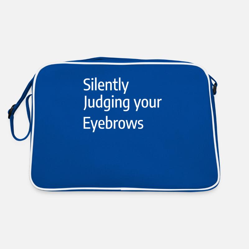 Silently Judging Your Eyebrows Makeup Artist Retro Bag