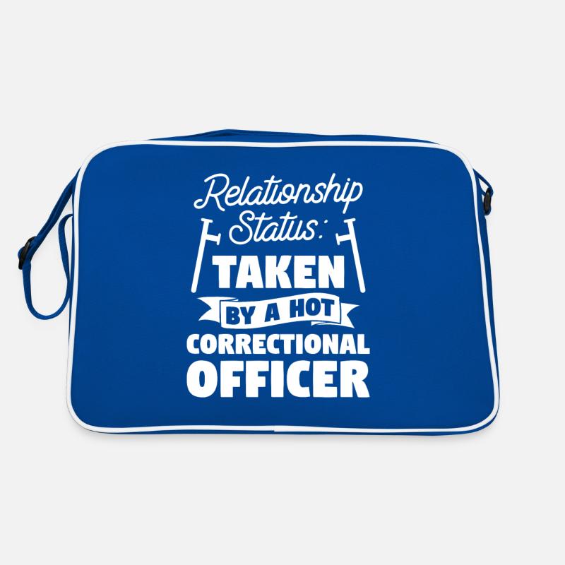 Relationship Status Taken By A Hot Correctional Retro Tasche