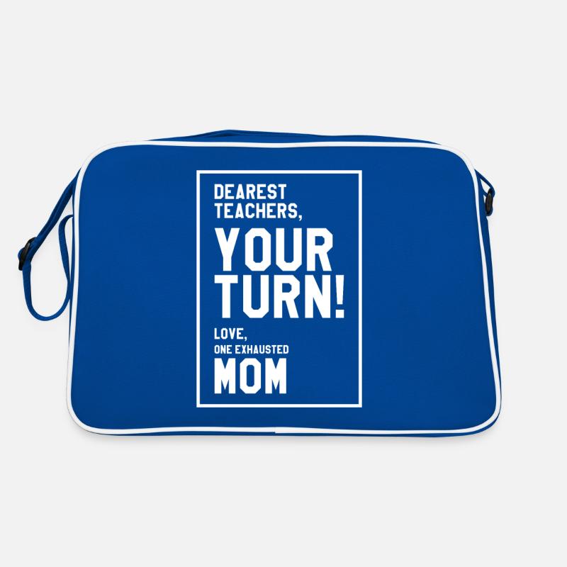 Dear Teacher I Talk To Everyone So Moving Retro Tasche