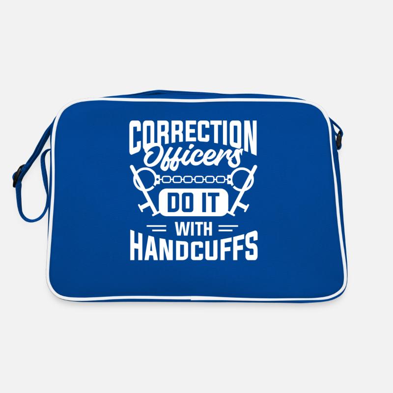 Correction Officer Do It With Handcuffs Correction Retro Bag