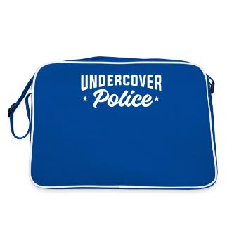 Officier de police infiltré policier chargé de l'application de la loi - Sac Retro - bleu/blanc - Dos