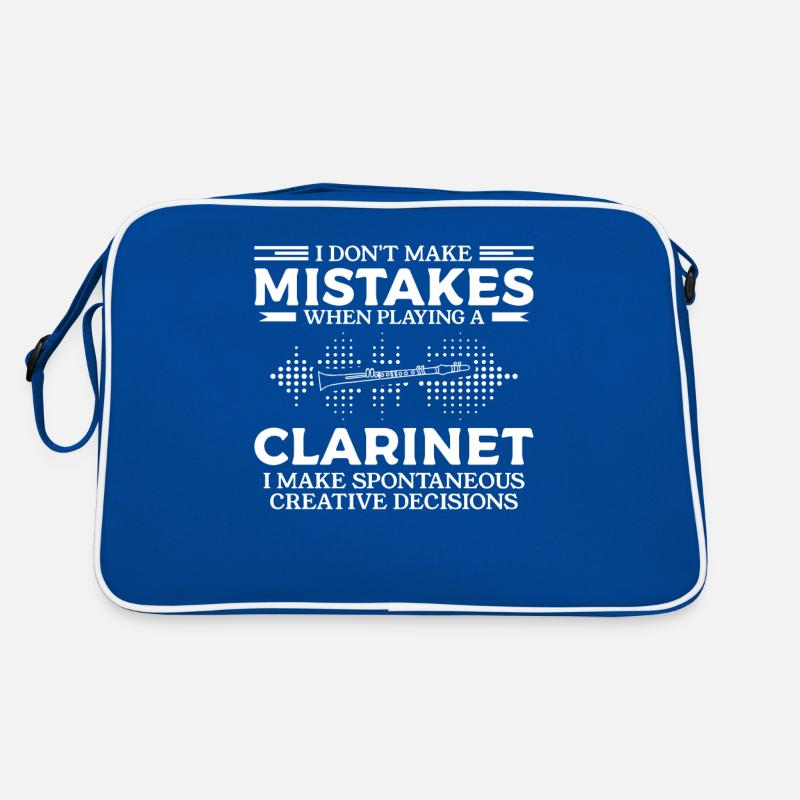I Don't Make Mistakes When Playing A Clarinet Retro Bag